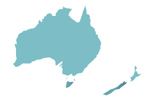 Carte Australie et Nouvelle Zélande